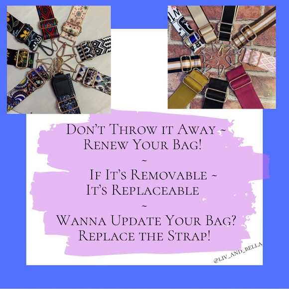 Replacement Handbag Straps, Purse Strap, Crossbody Strap - Picture 4 of 4